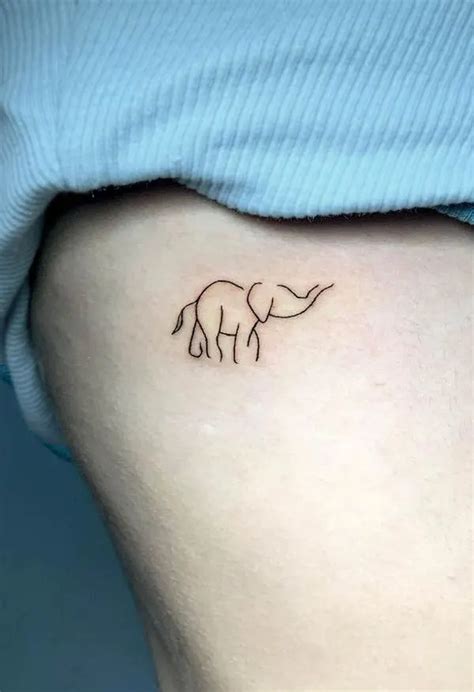 elephant fine line tattoo|traditional elephant tattoos.